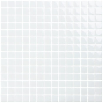 Biała mozaika basenowa