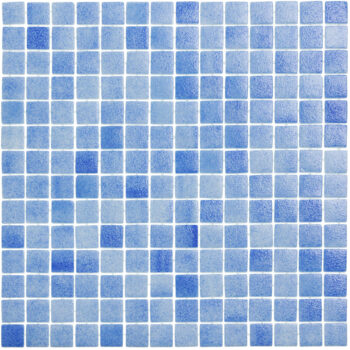 Mozaika Basenowa w klasycznym, żywym, basenowym błękicie.
