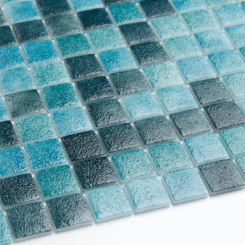 Turkusowa mozaika - miks odcieni turkusowego iciemnozielonego.